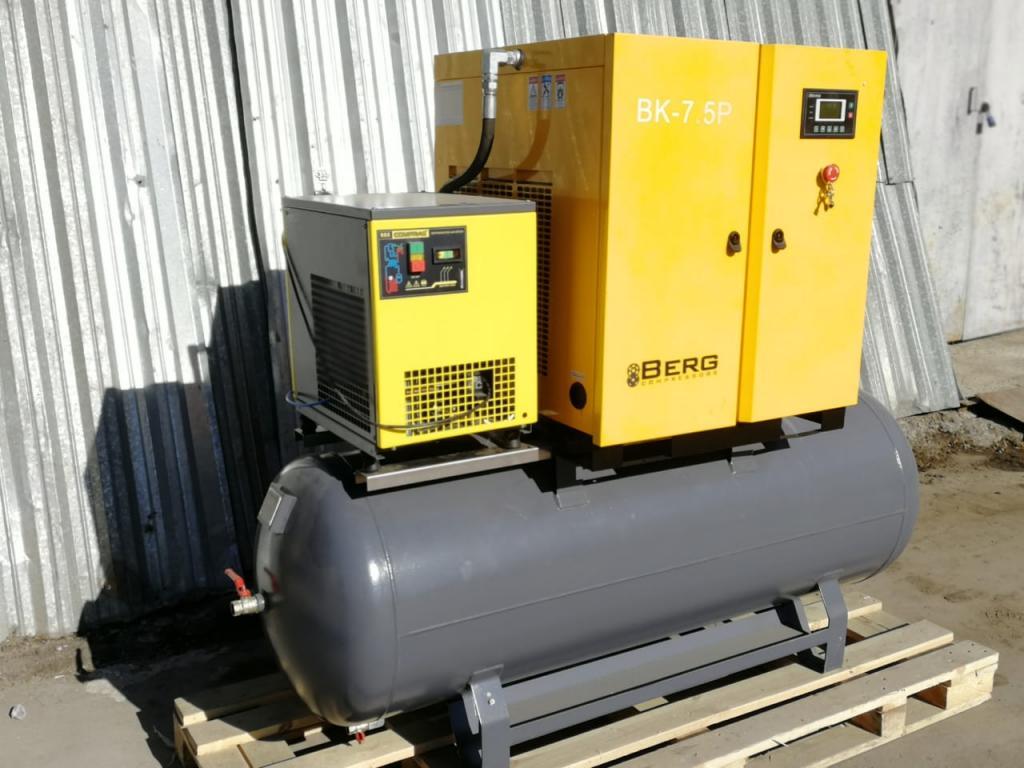 Винтовая компрессорная станция BERG BK-7,5/12-500