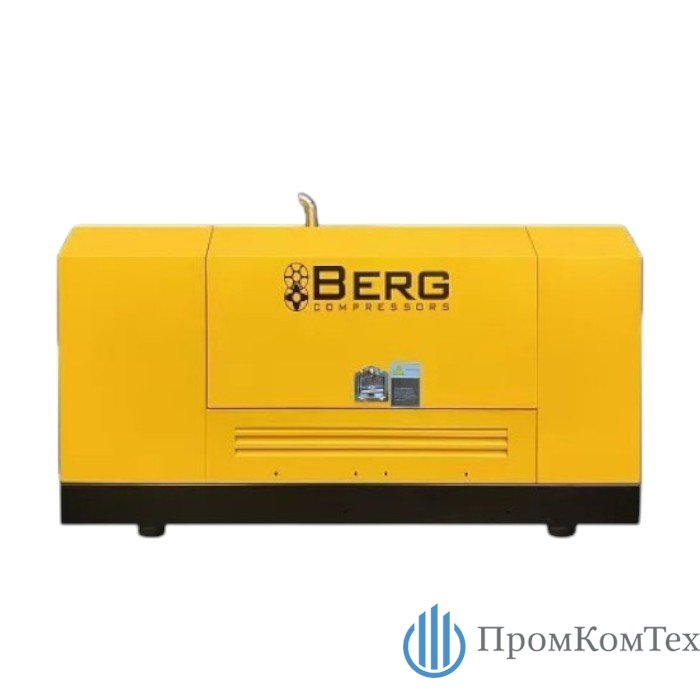 Дизельный винтовой компрессор BERG М-10-12 на опорах купить - ООО ПромКомТех