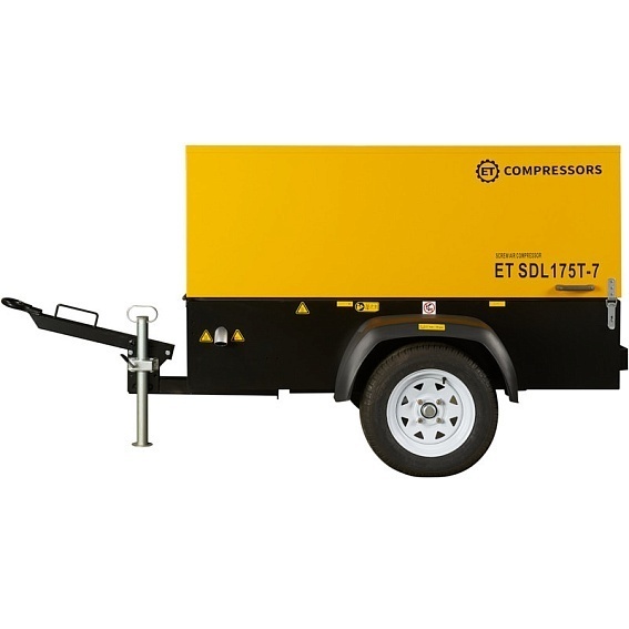 Дизельный компрессор ET SDL 175T-7 на шасси купить - ООО ПромКомТех