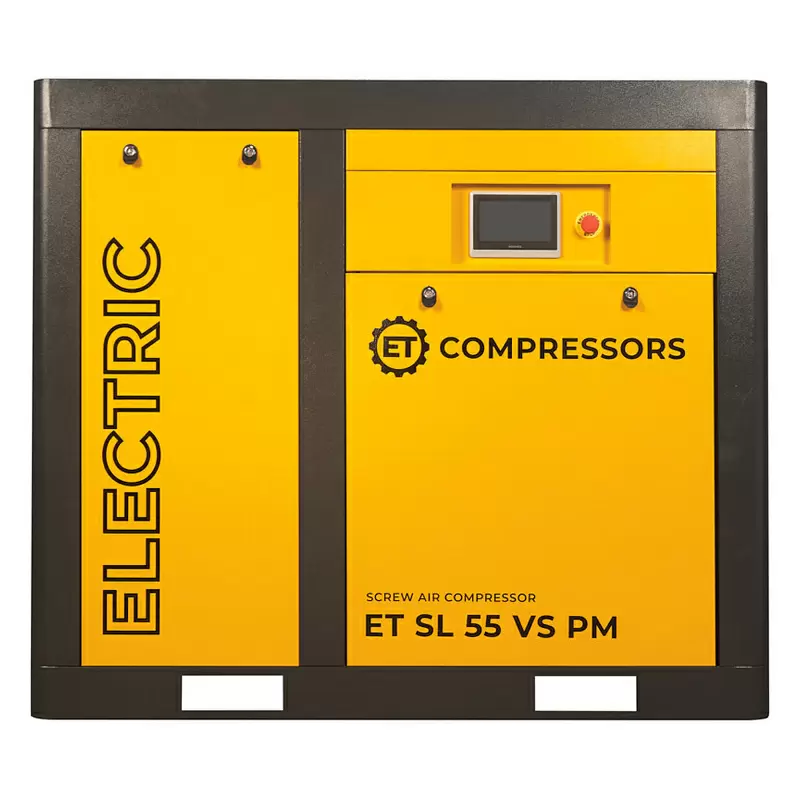 Винтовой компрессор ET SL 55-08 VS PM (IP55) с частотником и двигателем на постоянных магнитах