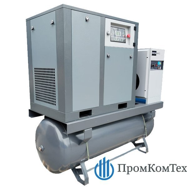 Винтовой компрессор IRONMAC IC 10/8 C VSD DF 500L (IP 54)