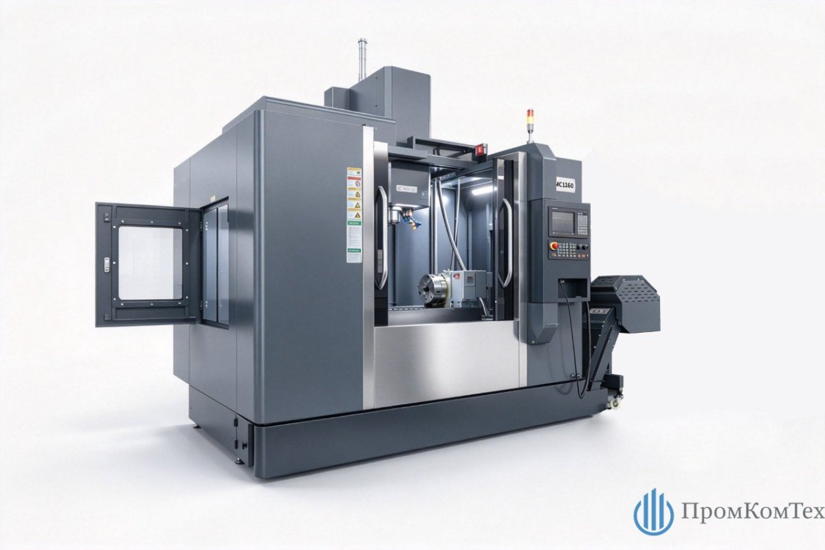 VMC 1160A (Siemens 828D, 10 000 об/мин) Вертикальный фрезерный обрабатывающий центр купить - ООО ПромКомТех
