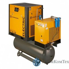 Винтовой компрессор ET SL 22-08-500 ES (IP 23) на ресивере с осушителем