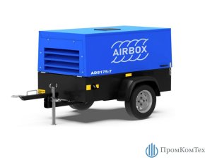 Дизельный компрессор AIRBOX ADS 175-7 на шасси купить - ООО ПромКомТех